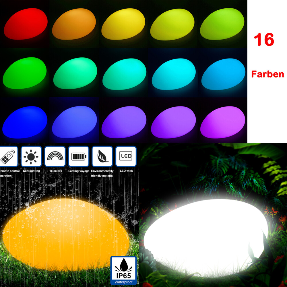 Solarlampen für außen Solarleuchten PE Gartenleuchten Solarkugel