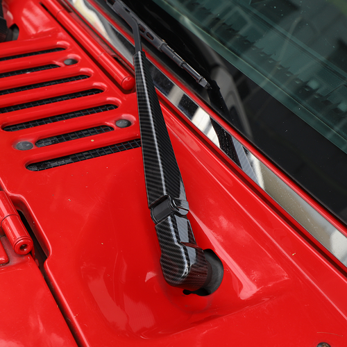 Front & Rear Window Windshield Wiper Cover Trim For Jeep Wrangler JK