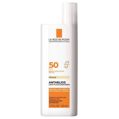 La Roche-Posay Anthelios Ultra-Light Fluid Mineral Face Sunscreen with Zinc