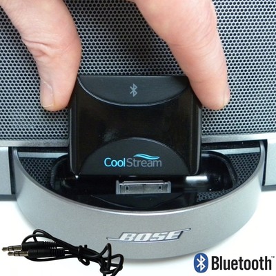 Alexa Echo Dot Bluetooth Adapter connects to Bose Sound Dock CoolStream Duo