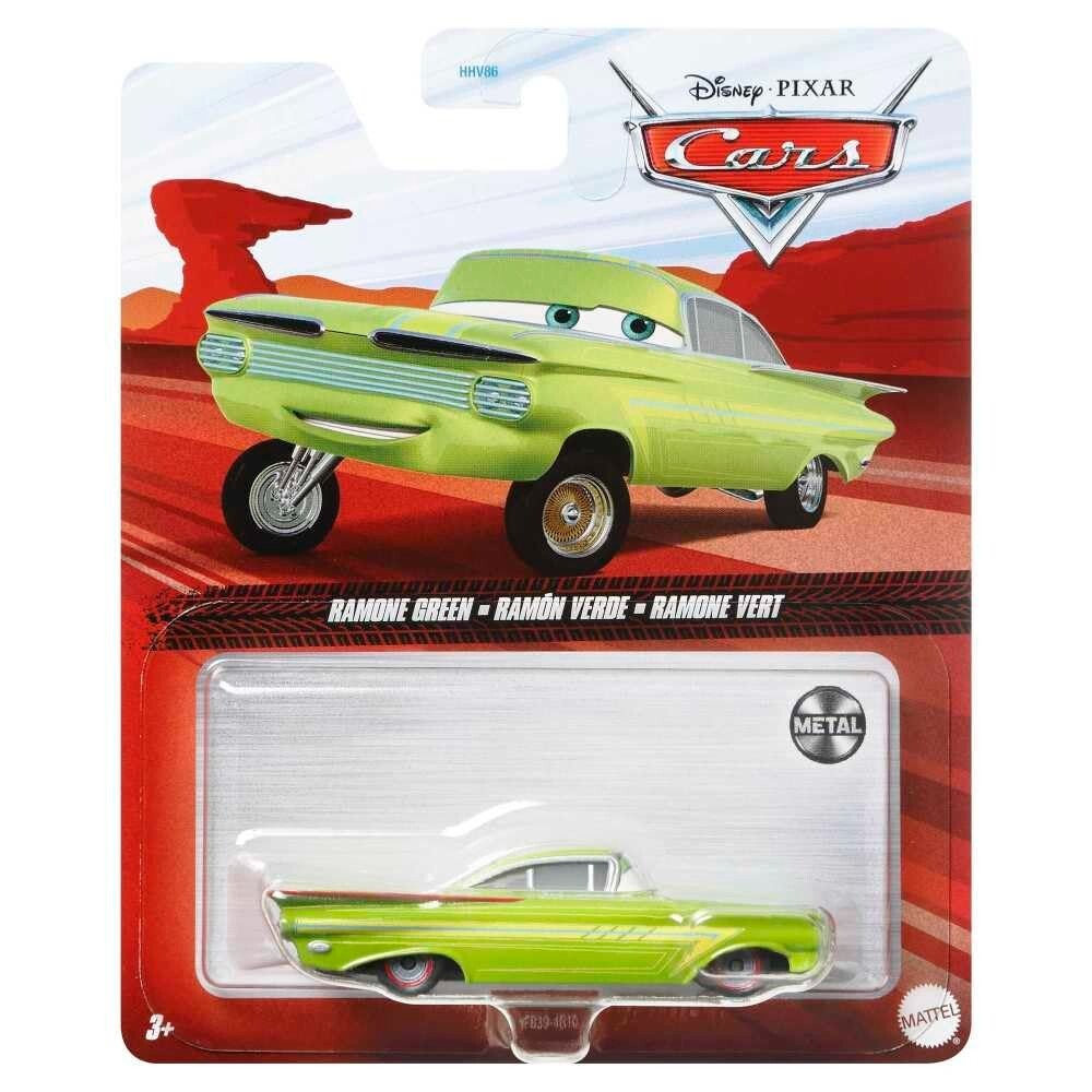 New Mattel Disney Pixar Cars Movie Metal Series Ramone Green