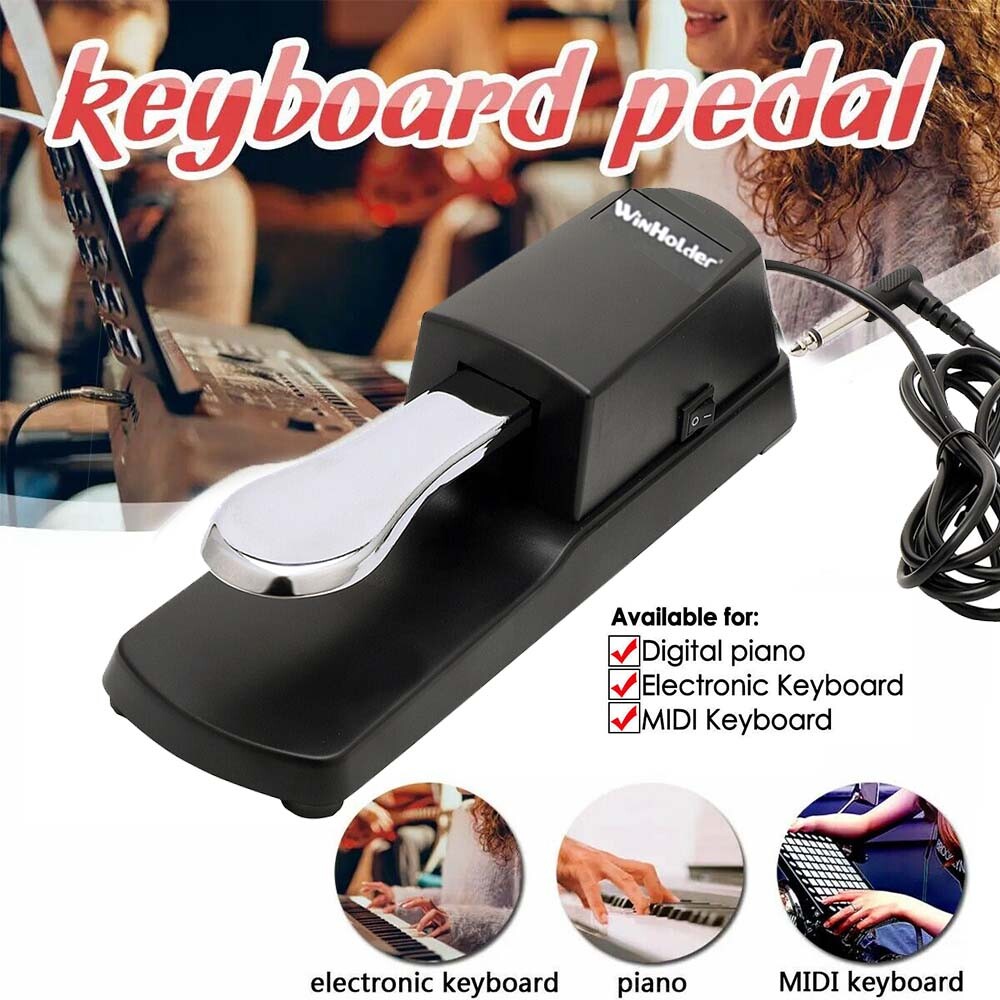 Universal Piano Damper Sustain Pedal for Electronic Keyboard Organ Synth Damper