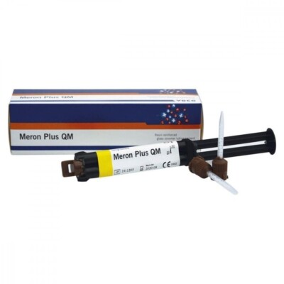 Voco Meron Plus QM Resin Reinforced Glass Ionomer Luting Cement 8.5gm(Free Ship)