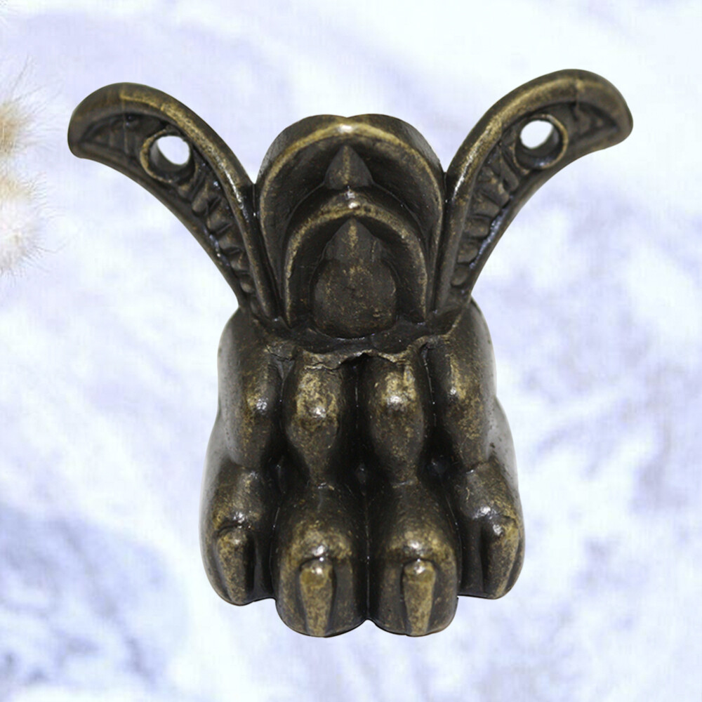 6PCS Furniture Support Feet Tiger Feet Shape Dark Green