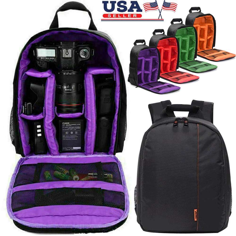 Extra Large Digital Camera Shoulder Backpack SLR DSLR Bag fo