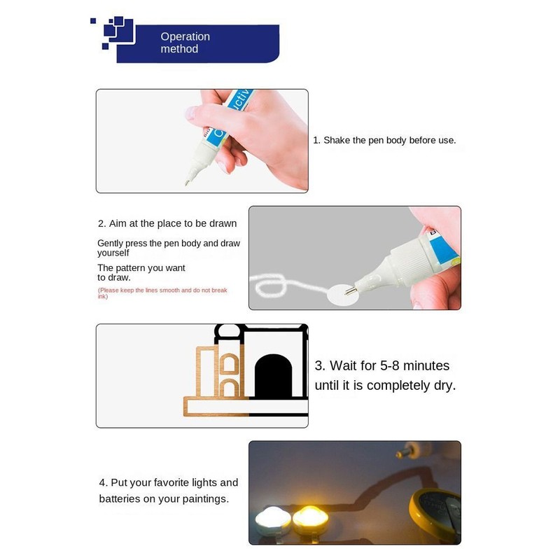 DIY PCB Conductive Paint Pen  Physics Teaching Circuit Design