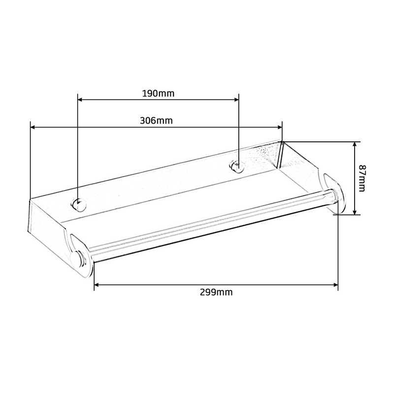 Papierrollenhalter Küchentuchhalter Bad Papierhalter Handtuchhalter