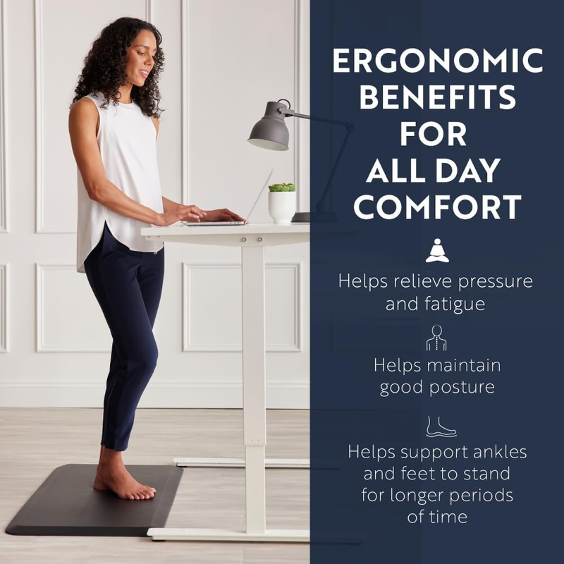 3/4" Thick Superior Comfort, Relieves Pressure, All Day Ergonomic Stain Resistan