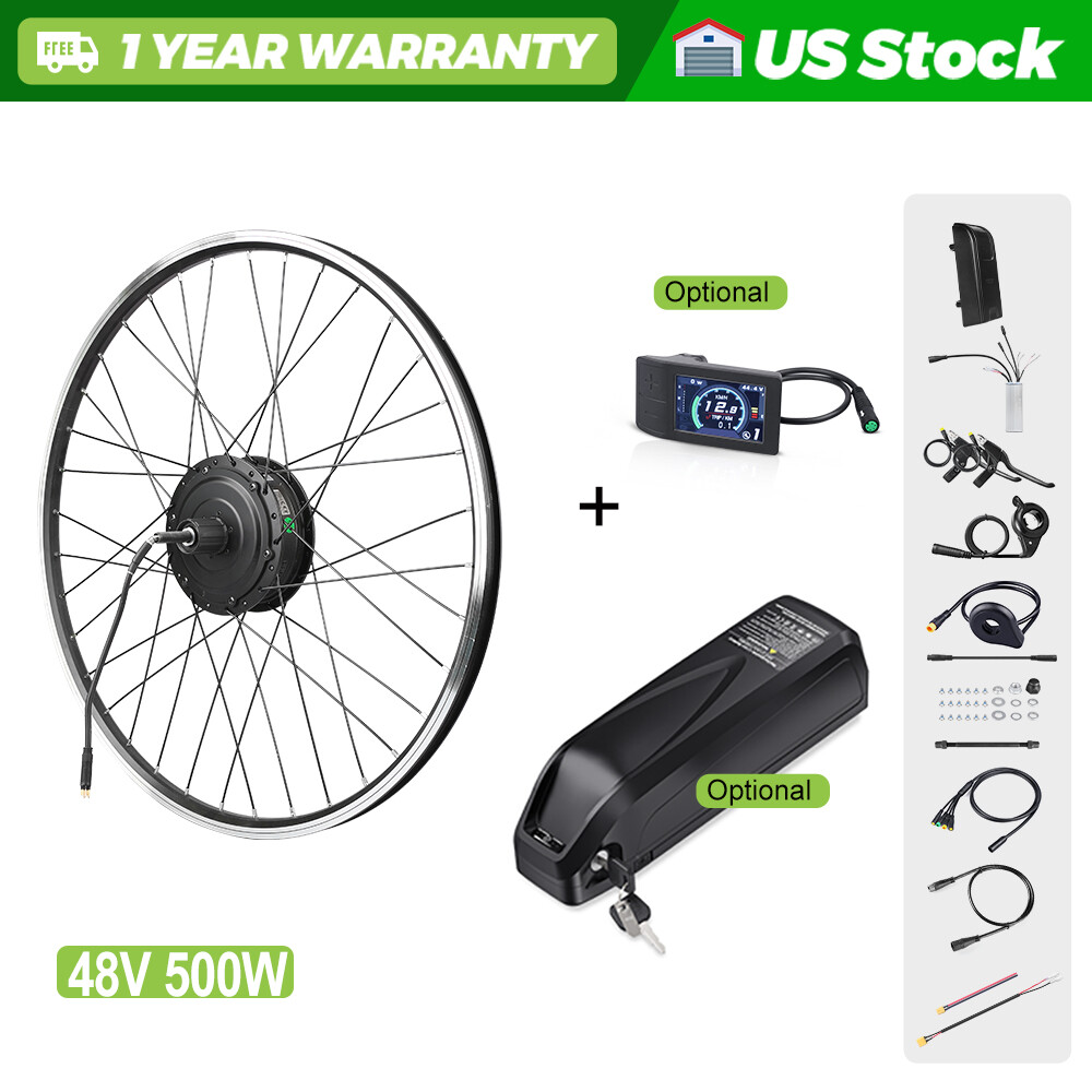 48V 500W Bafang Rear Motor 20"26" 27.5"700C DC Cassette V-Br