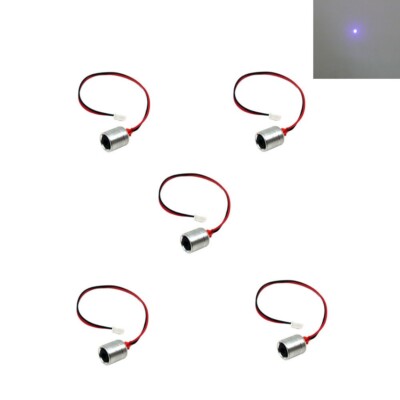 5pcs 405nm 50mW Blue Violet Laser Module Stage Star Mini Lawn Ambient Light