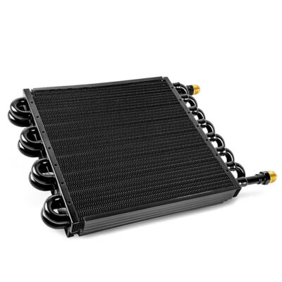 Black 15300 16 Pass 16" Tube & Fin Electra-Cool Replacement Cooler -8AN