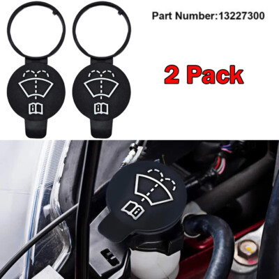 2x Washer Bottle Cap Windshield Wiper Fluid Reservoir Cover Water Tank Cap