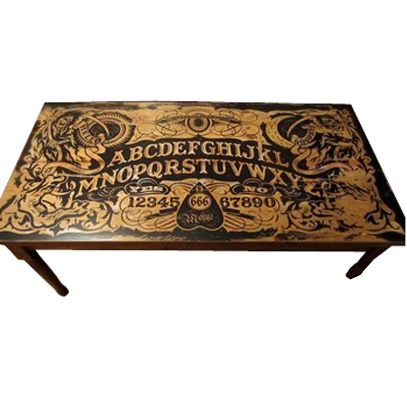 Handmade Ouija Board Coffee Table DIY Plans - Spirit Talking