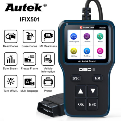 Automotive Engine Fault Car Scan Tool OBD2 Diagnostic Scanner OBDII Code Reader 