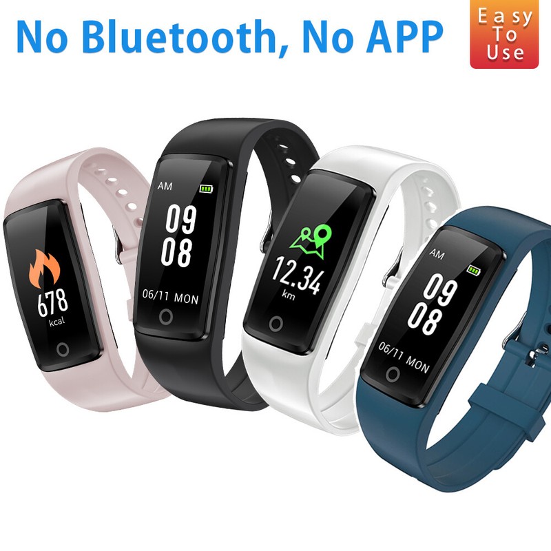 Fitness Tracker For Men Women Kids No Bluetooth No Phone Need Steps Tracker