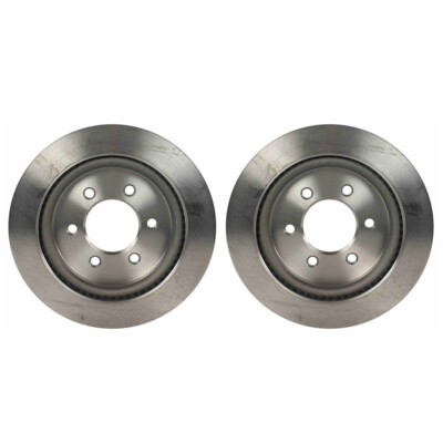 Motorcraft OEM Set of 2 Rear Vented 336mm Disc Brake Rotors for Ford Lincoln