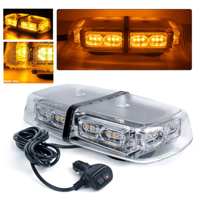 Amber 36 LED Strobe Light Car Truck Rooftop Emergency Warning Flash Beacon