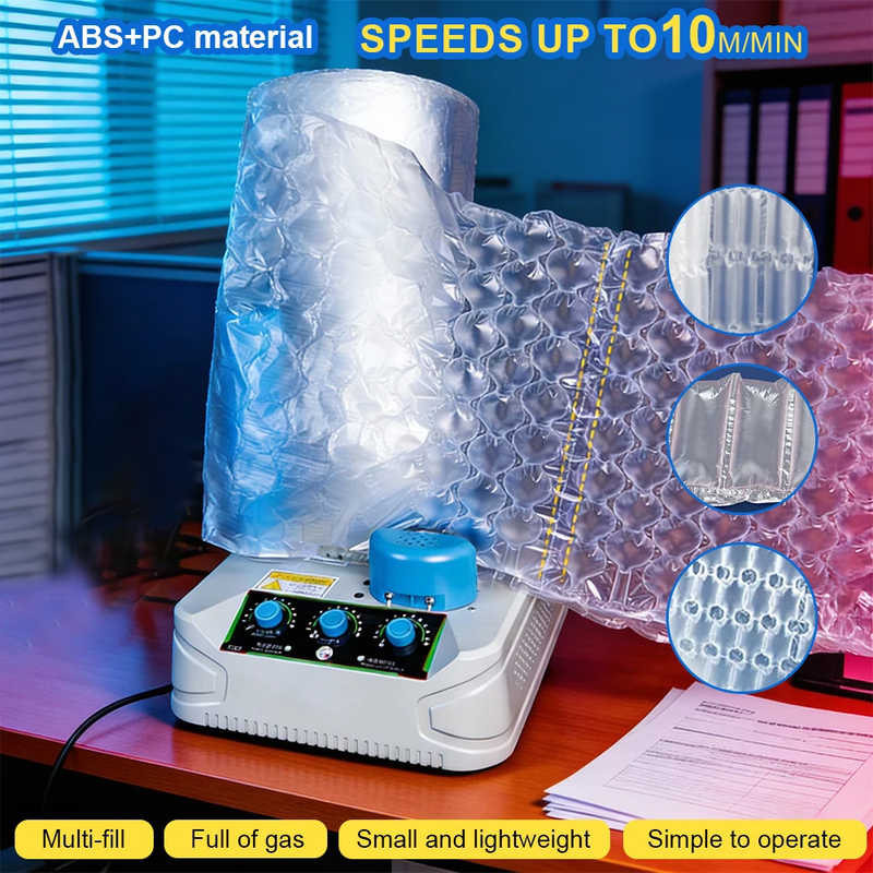 Fully Automatic Air Cushion Machine T30 Inflator Portable Bubble Pillow Inflator