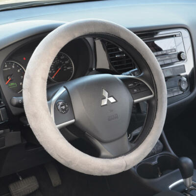 Memory Foam Steering Wheel Cover for Car SUV Comfortable Cushion Grip Gray
