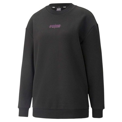 

Толстовка Puma Cyber Graphic Crew Neck Женская Черная 848182-01, Черный