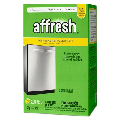 Affresh Dishwasher Cleaner Tablets Capsules Unscented Eliminates Odor 4.2 OZ