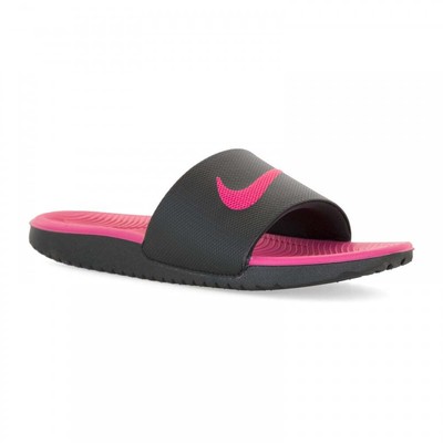 

Шлепанцы Nike Kawa для маленьких детей, черный/ярко-розовый (819353 001), Black/vivid pink