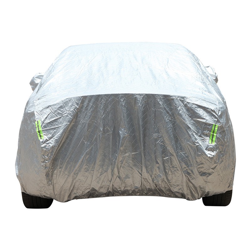 For Ford Mustang 6 Layers Outdoor Full Car Cover Waterproof With Zipper Cotton