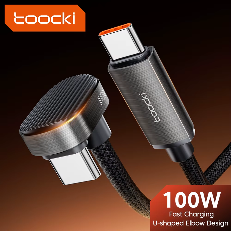 100W USB C to Type C Cable for iPhone 16 15 Pro Max Samsung S24 S23 Xiaomi 180 D