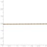 Pre-owned Superdealsforeverything Real 14kt Yellow Gold 1.25mm Flat Figaro Pendant Chain; 18 Inch