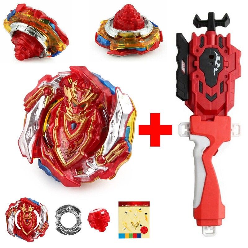 Authentic B-129 Beyblade Burst Starter Cho-Z Achilles w Launcher toy