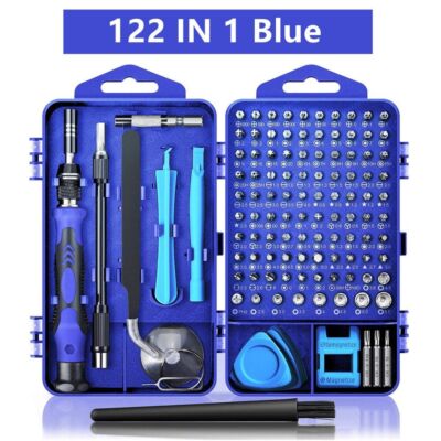 Precision Screwdriver Set Electronics Case 122 In 1 Watch Glasses Repair Tool