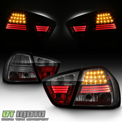 Smoked 2005-2008 BMW E90 3-Series Sedan Lumileds Tail Lights