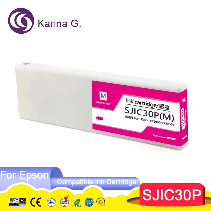 SJIC30 SJIC30P Compatible ink cartridges For ColorWorks C7500G/C7500GE Color La