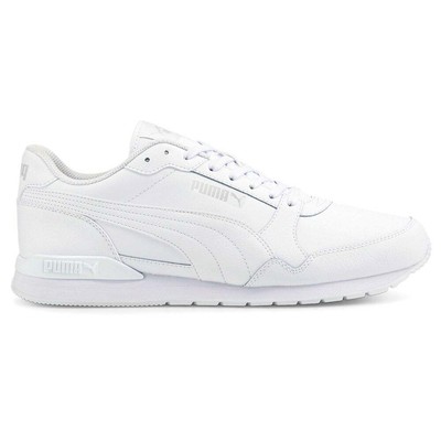 Puma St Runner V3 L Мужские белые кроссовки на шнуровке Повседневная обувь 38485510