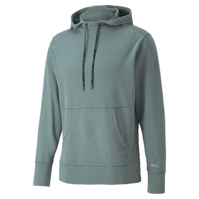 

Puma Studio Garment Wash Pullover Hoodie Mens Green Повседневная верхняя одежда 521067-68, Зеленый