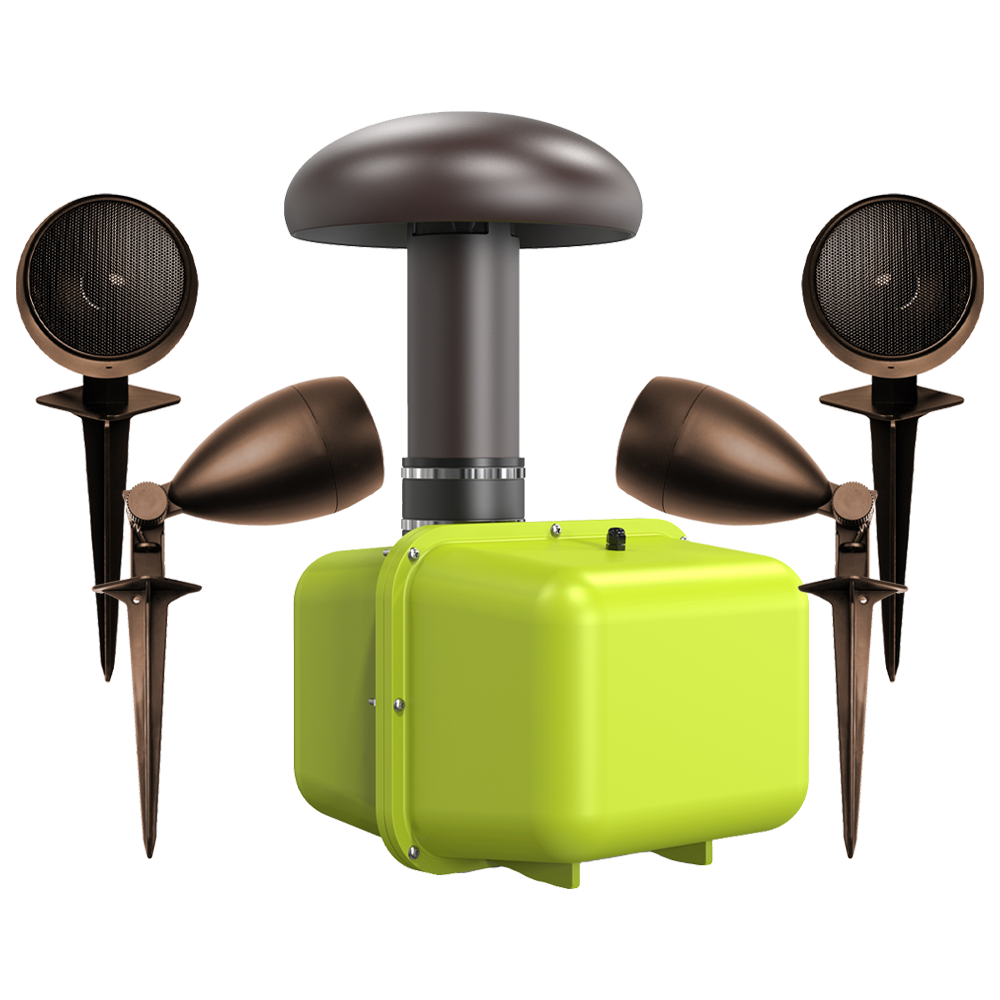 OSD 500W 8" Outdoor In-Ground Subwoofer & 60W 3" Landscape Speaker Pair (x2) Kit