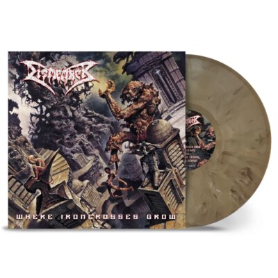 Where Ironcrosses Grow by Dismember (Sand marbled vinyl, Record, Nuclear Blast)