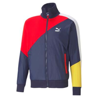 

Puma T7 2020 Fashion FullZip Track Jacket Мужская синяя повседневная спортивная верхняя одежда 59, Синий, Puma T7 2020 Fashion FullZip Track Jacket