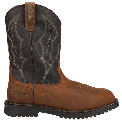 

Мужская рабочая защитная обувь Ariat Rigtek H2o с композитным носком коричневого цвета 10034156, Коричневый, Ariat Rigtek H2o Composite Toe Work
