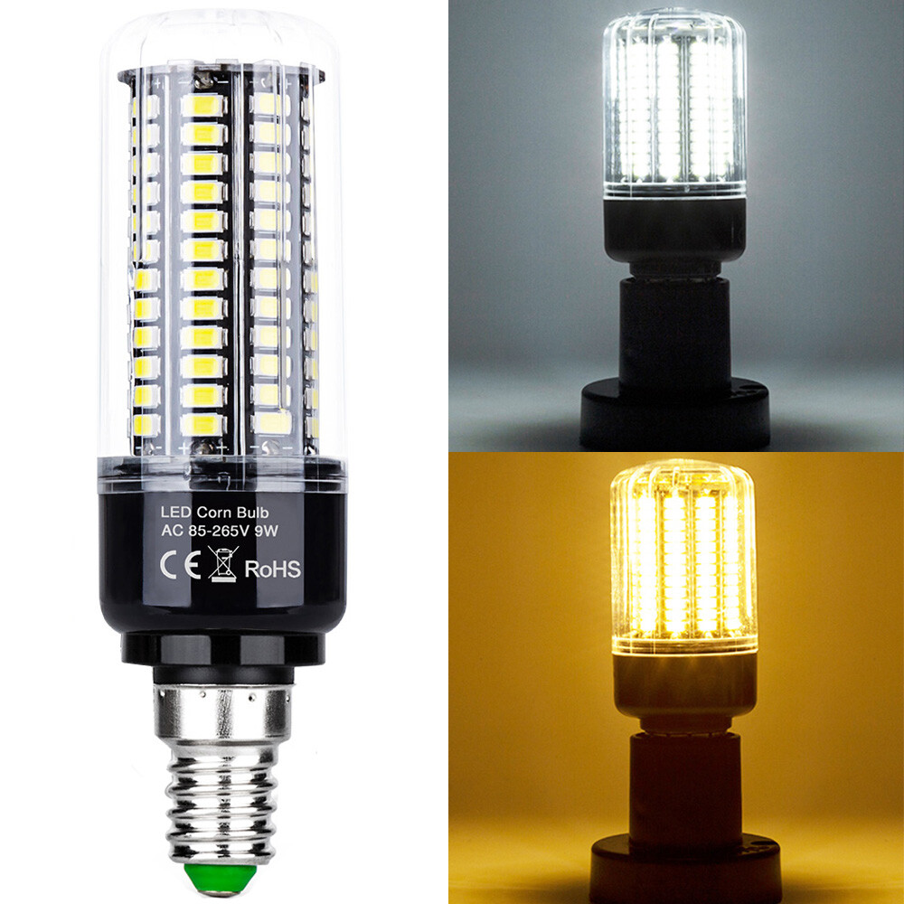 Corn Light E14 B22 LED Bulb Lamp Corn Bulb Aluminum Radiator Lighting Bulb US