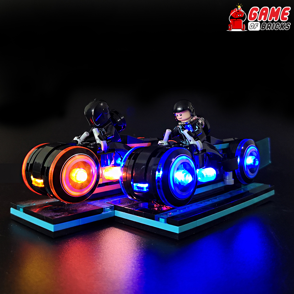 LED Light Kit for TRON: Legacy - Compatible with LEGO® 21314