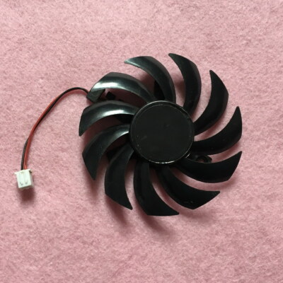 75mm EVGA ONDA Geforce GT440 GT620 GT630 GT730 Fan Replacement 2Pin GA81S2U R273