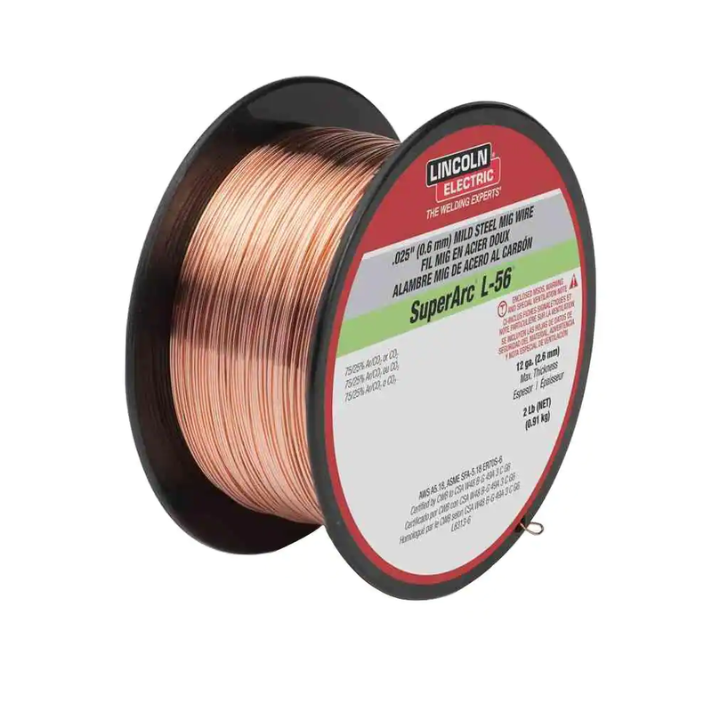 .025 In. Superarc L-56 ER70S-6 MIG Welding Wire for Mild Steel (2 Lb. Spool)