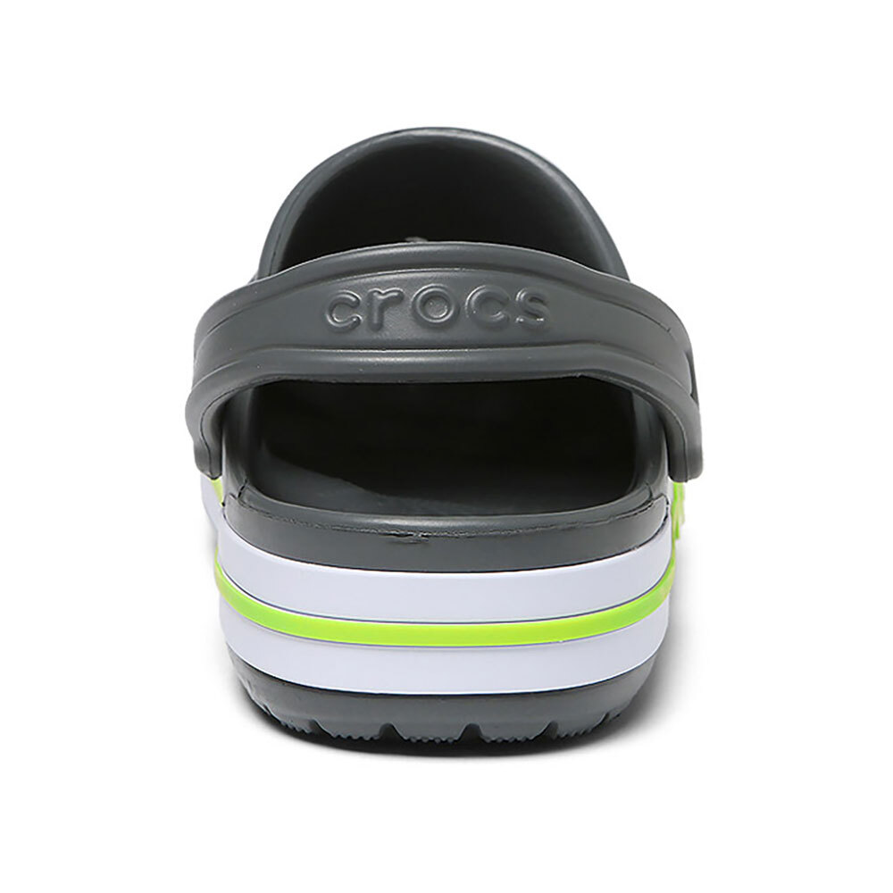New CROCS Mens BAYABAND CLOG 205089-0GX GREY/GREEN CROCS