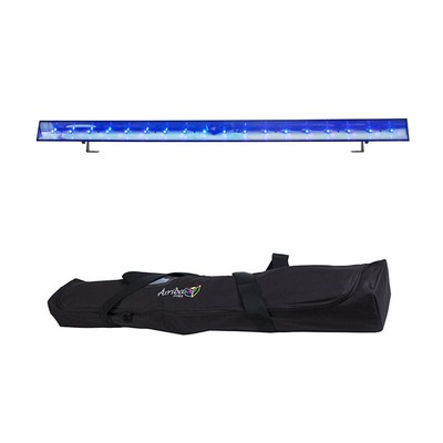 American DJ Lighting Eco UV Bar DMX Blacklight LED UV Light with Travel Bag New