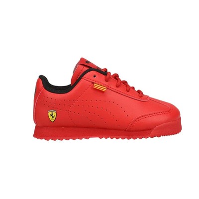 

Кроссовки Puma Ferrari Roma Via Perforated Lace Up Kids Boys Size 5 M Casual Sho, Красный, Puma Ferrari Roma Via Perforated Lace Up Kids