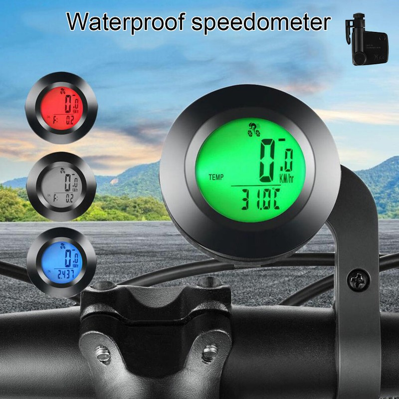 Funk Kabellos Fahrrad computer Fahrrad Tachometer Radfahren Kilometerzähler DHL