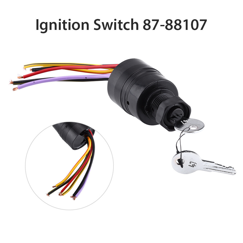 Ignition Switch Push to Choke 8788107 For Boat Marine