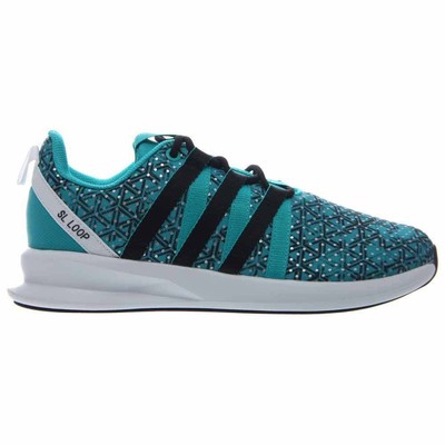 Женские зеленые кроссовки adidas Sl Loop Racer для бега, спортивная обувь F37206