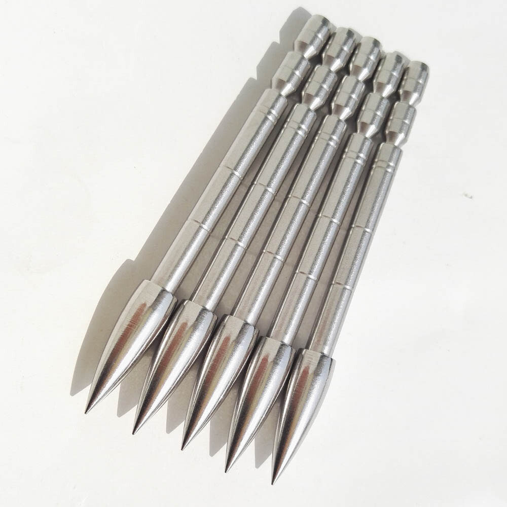12pcs Points Target 100200gr Broadheads Archery ID4.2mm Arrowheads